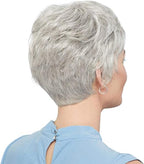 Short Silver Grey Wigs for Women