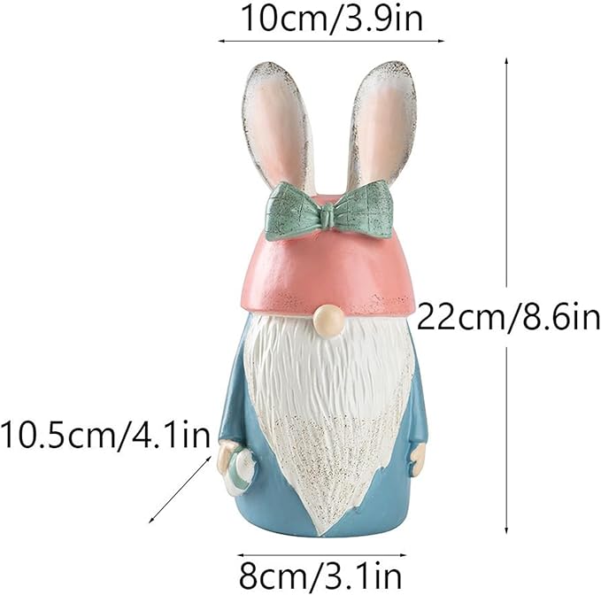 Resin Centerpieces with Easter Bunny Ears