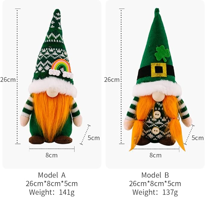 St Patricks Day Gnomes Plush