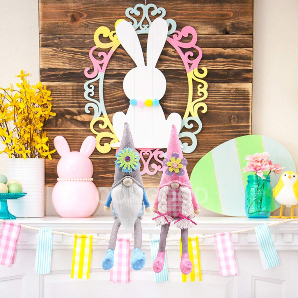 Spring Flower Plush Gnome Doll