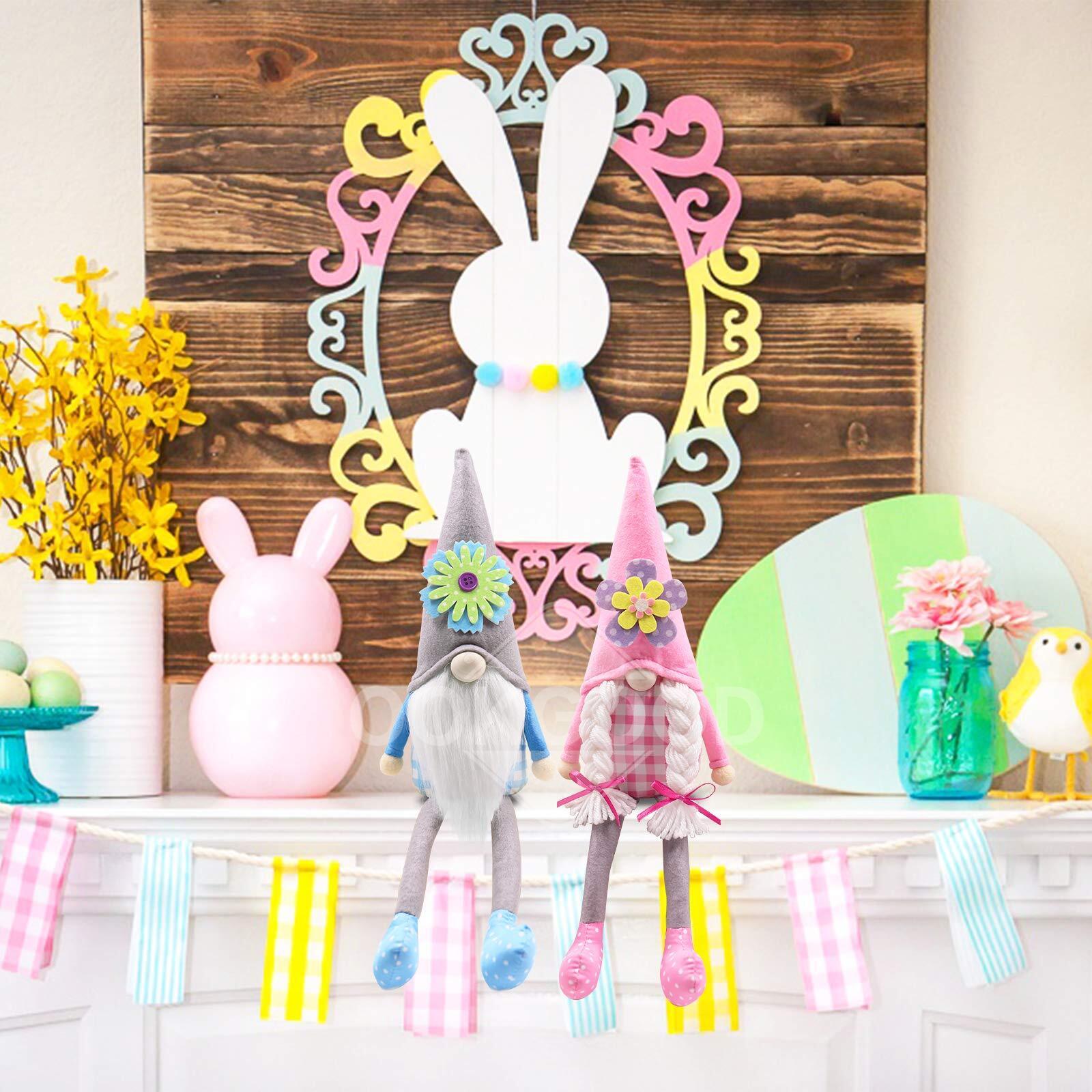 Spring Flower Plush Gnome Doll