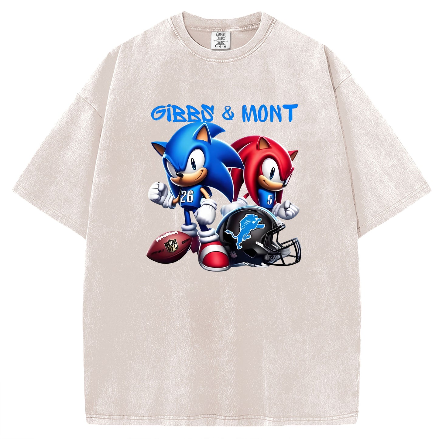Sonic and Knuckles Tshirt, Detroit Football Sweatshirt