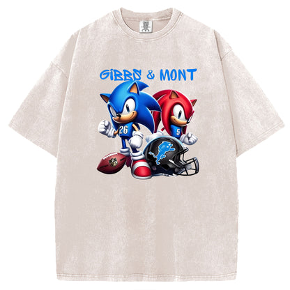 Sonic and Knuckles Tshirt, Detroit Football Sweatshirt
