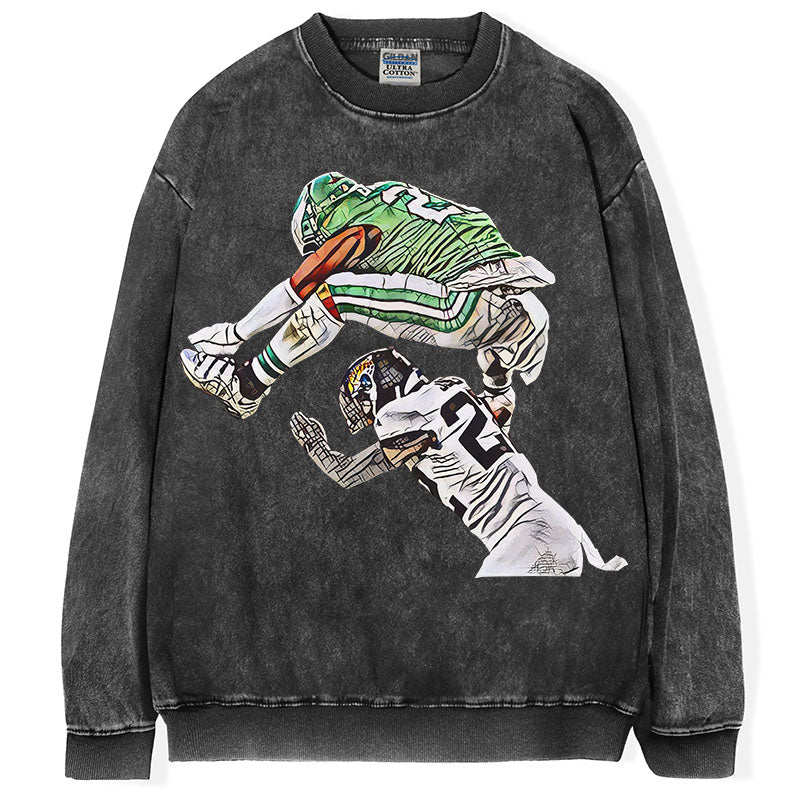 Saquon Barkley Hurdle Backwards Jump T-shirt/Sweatshirt