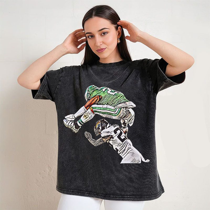 Saquon Barkley Hurdle Backwards Jump T-shirt/Sweatshirt