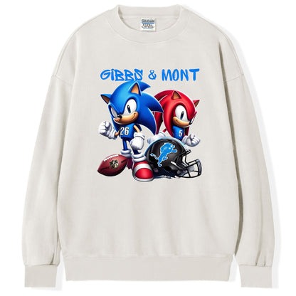 Sonic and Knuckles Tshirt, Detroit Football Sweatshirt