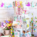 Spring Flower Plush Gnome Doll