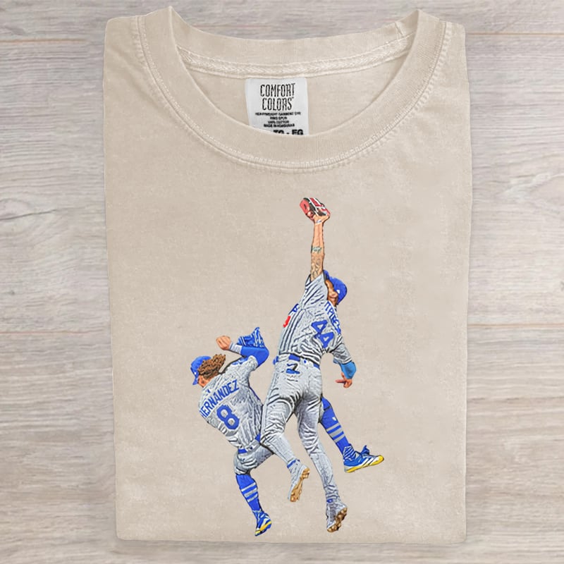 Retro Baseball Art Printed Tee