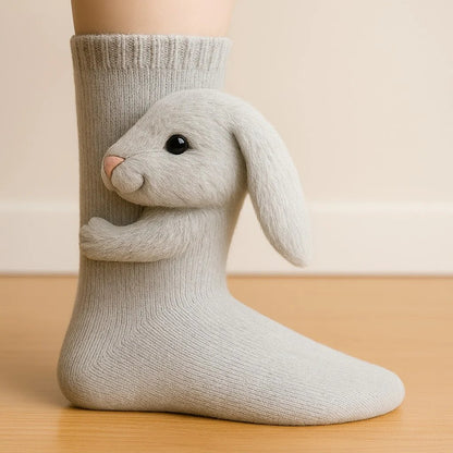 🎁Cosy 3D Knit Animal Socks, Cute & Comfy for You or a Lovely Gift 💝