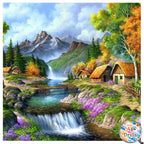 Cottage- Round/Square AB Drills Diamond Painting(45*45cm)