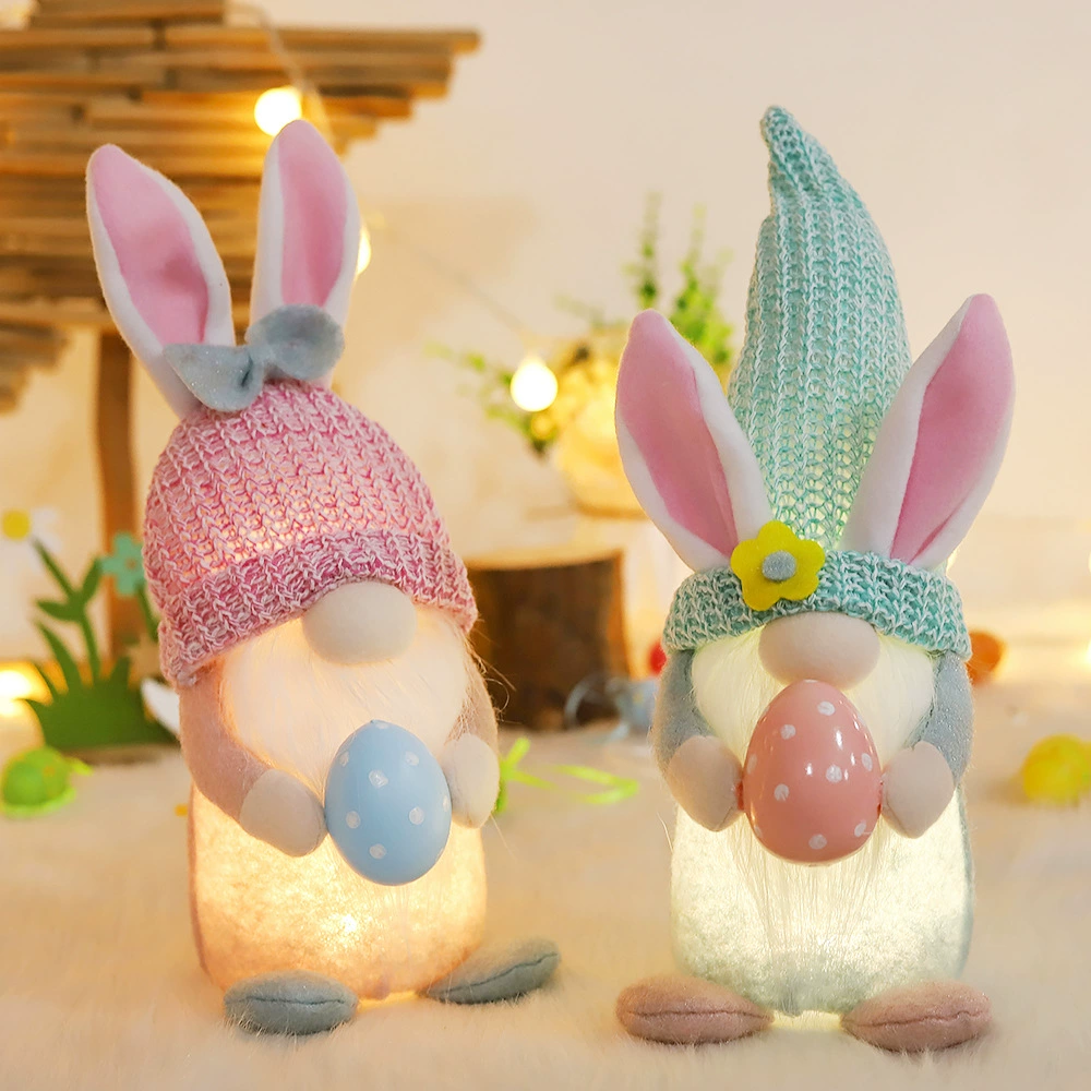 Easter LED Light up Bunny Gnomes
