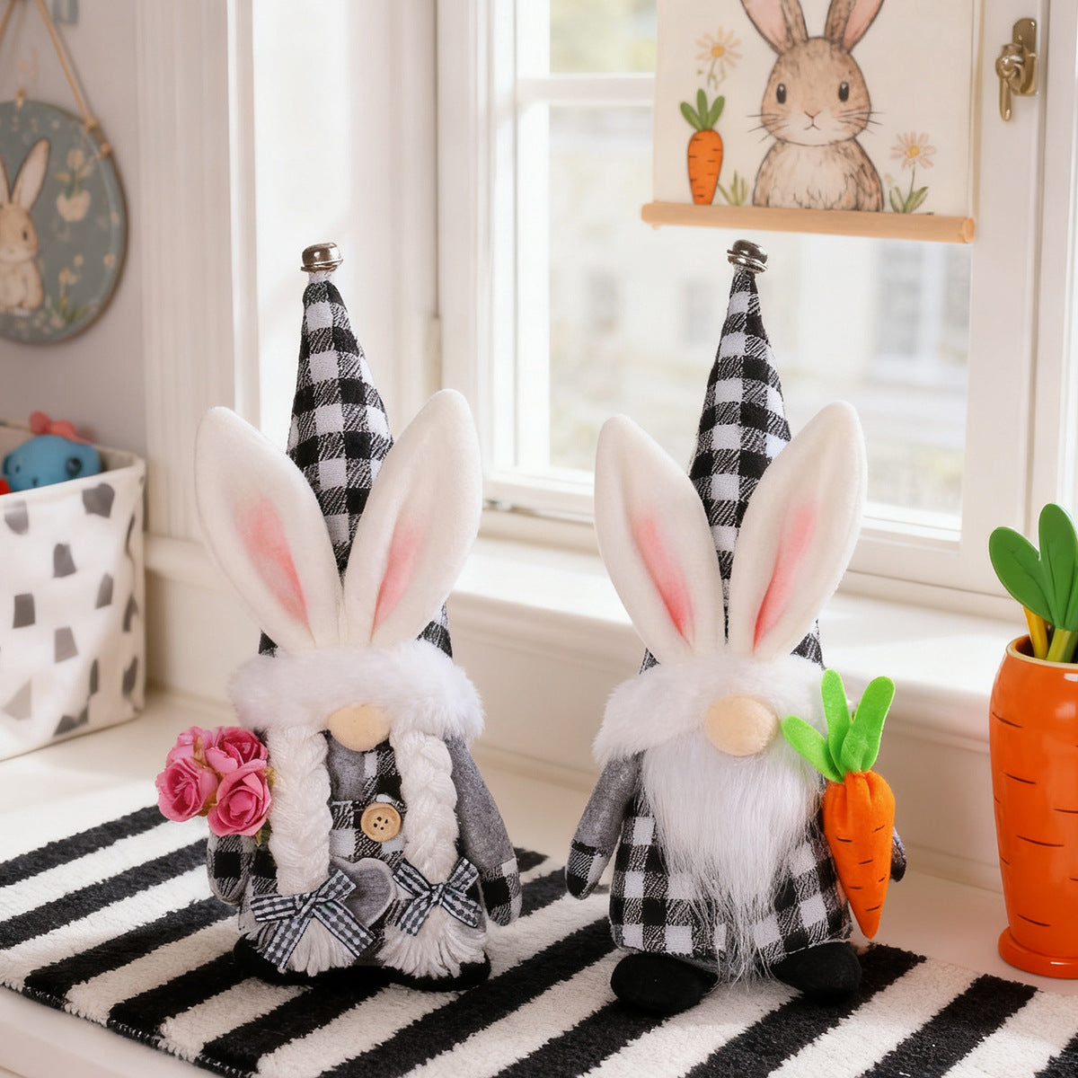 Easter Gnome Plush Elf Decorations