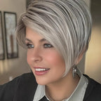 Side-Swept Bangs Short Straight Hair Wig