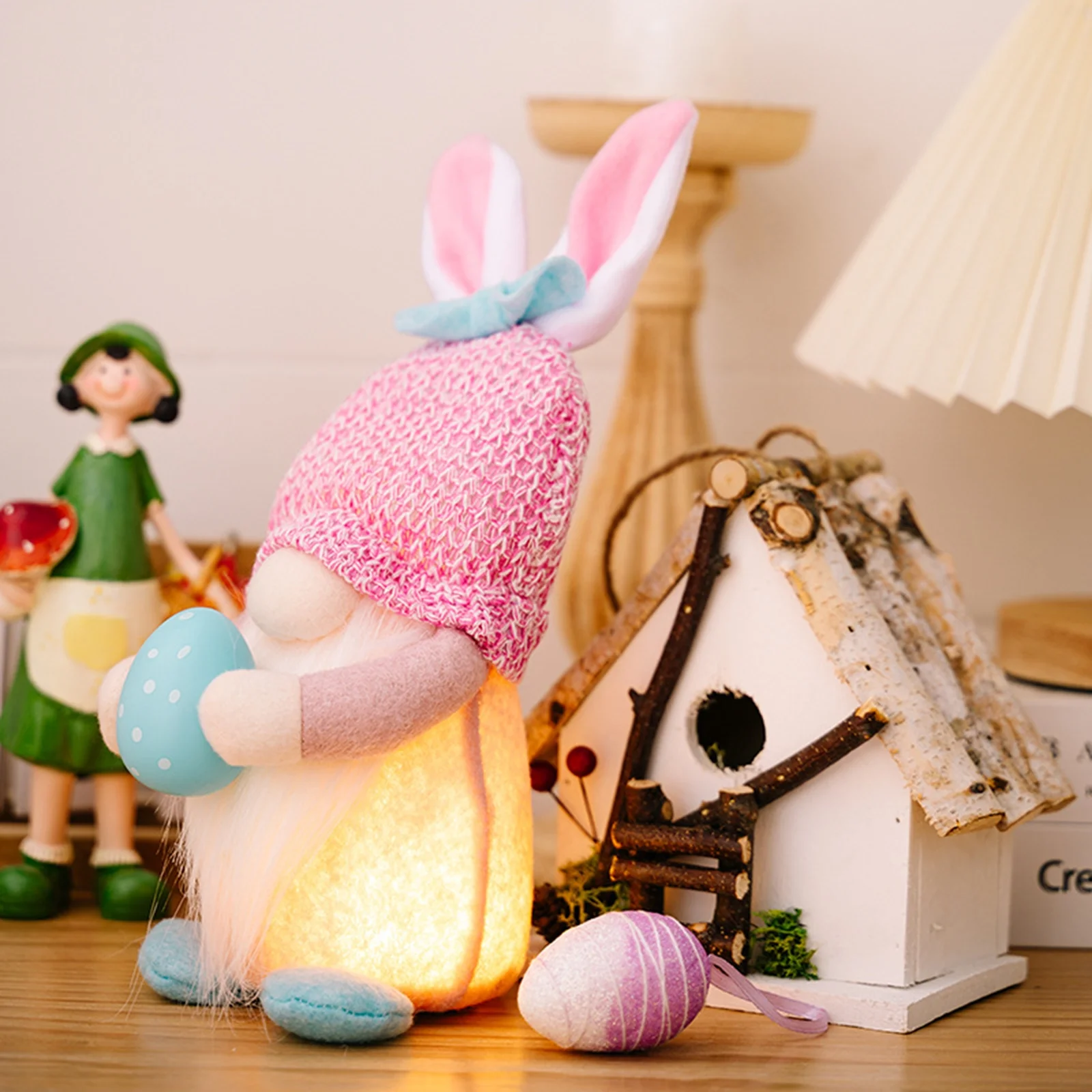 Easter LED Light up Bunny Gnomes