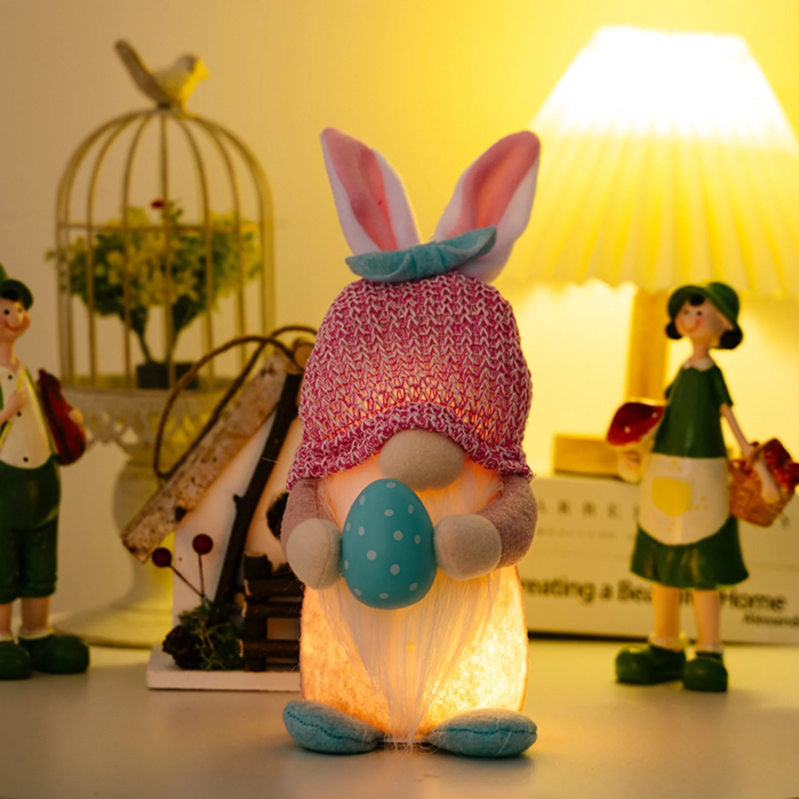 Easter LED Light up Bunny Gnomes