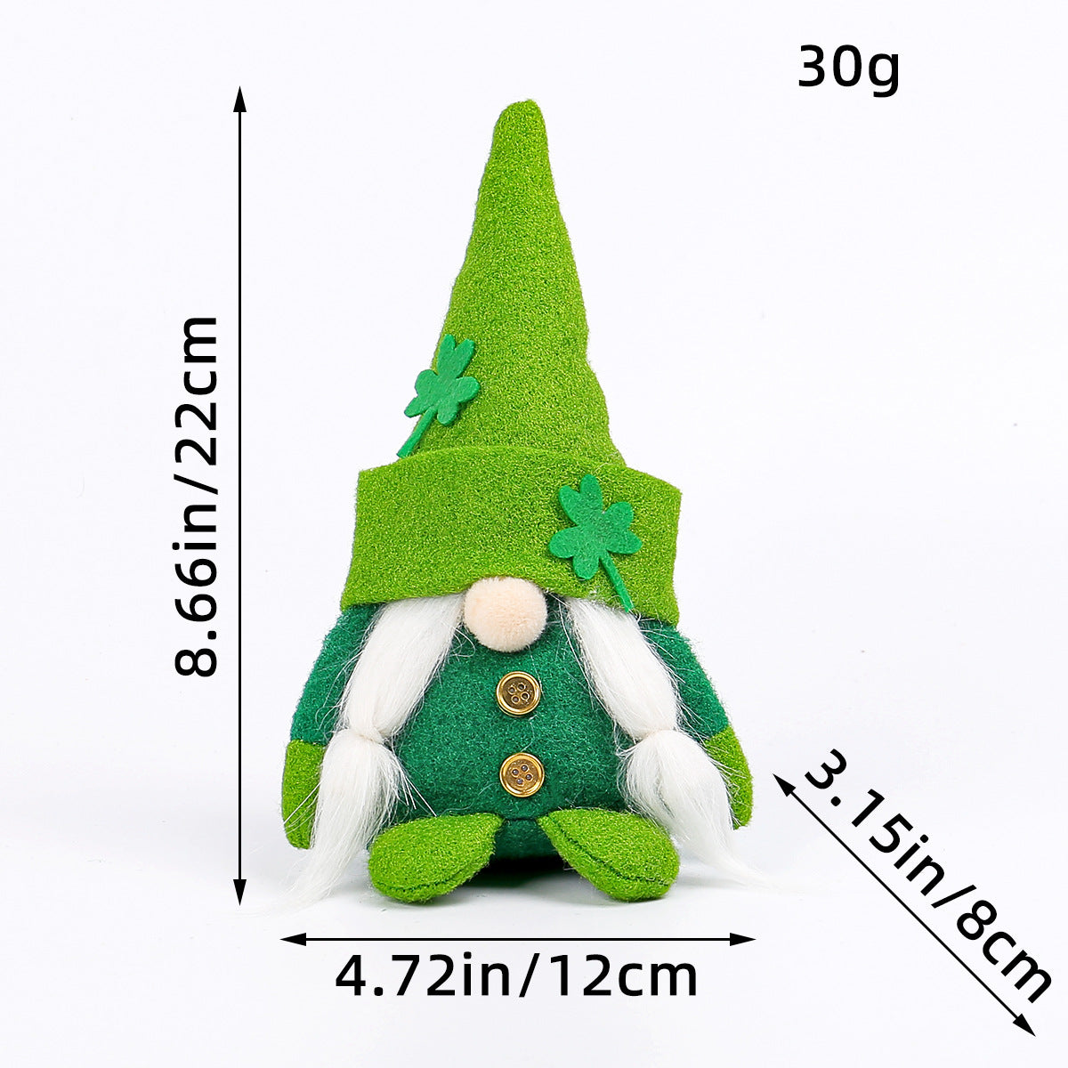 SaintPatrick's Day GreenLeaves Ornament