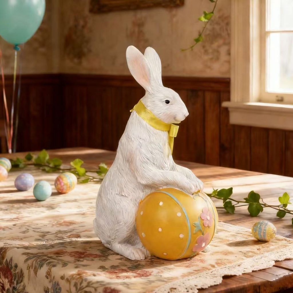 Adorable Resin Easter Bunny Decorations