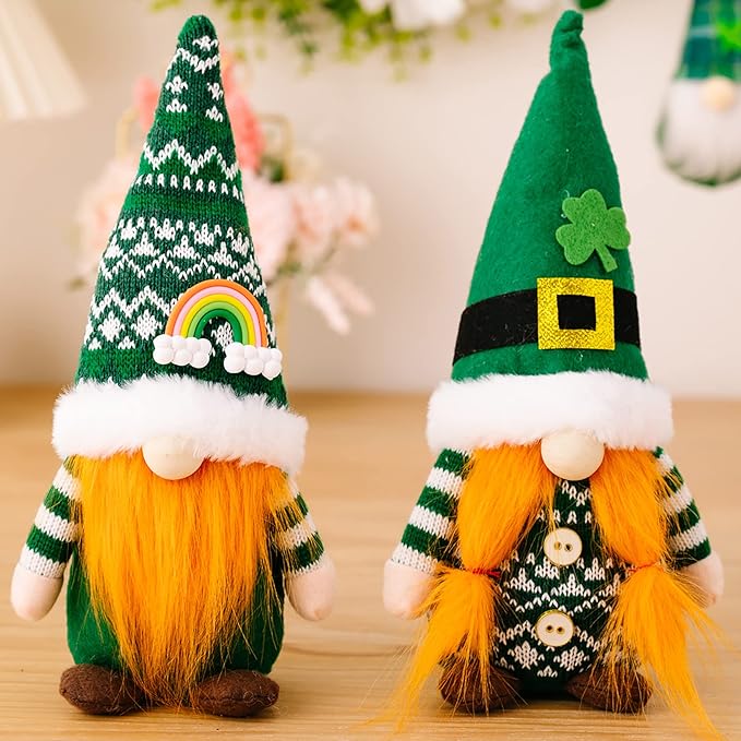 St Patricks Day Gnomes Plush