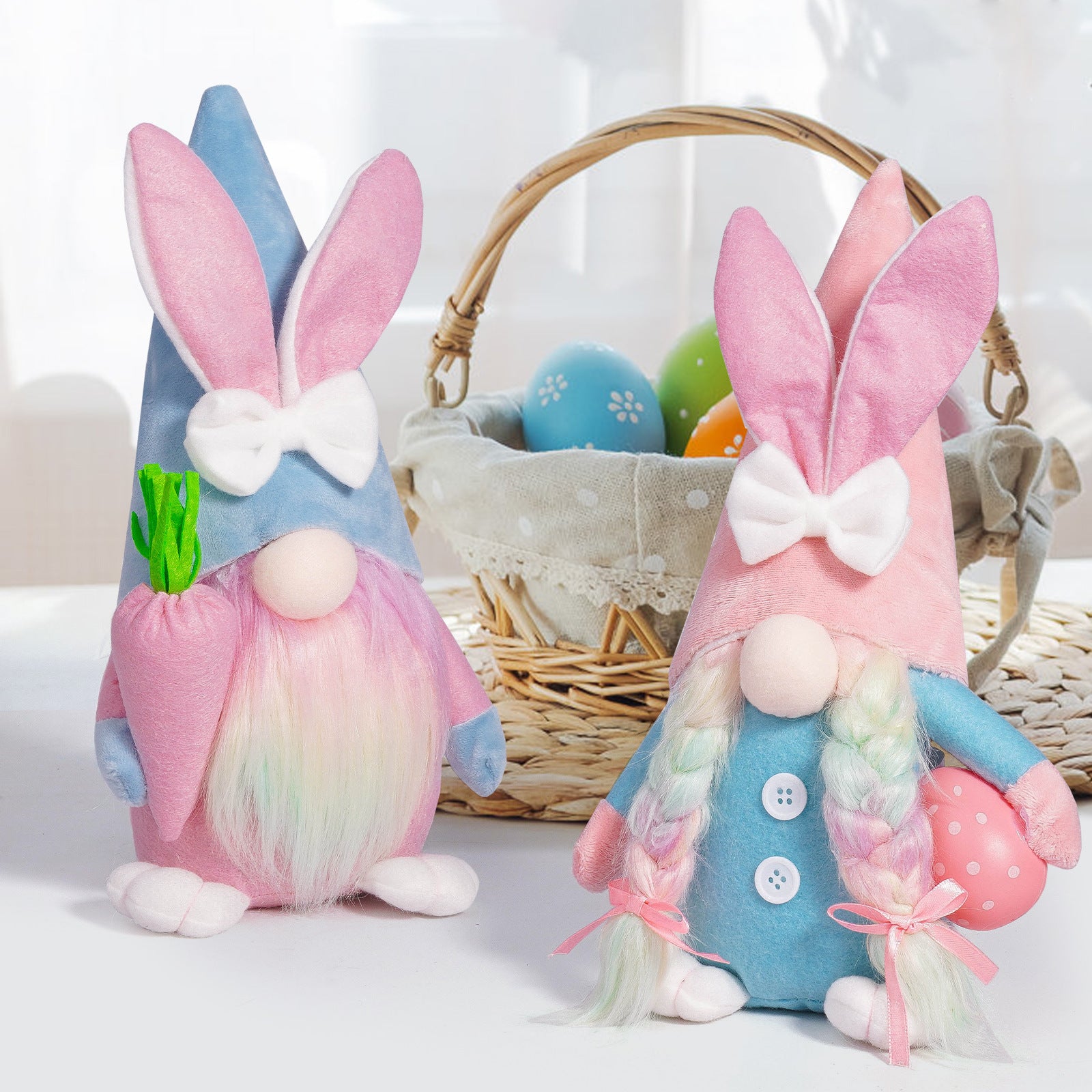 Easter Gnomes Decorations 2 PCS Plush