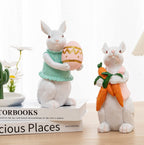 Adorable Resin Easter Bunny Decorations