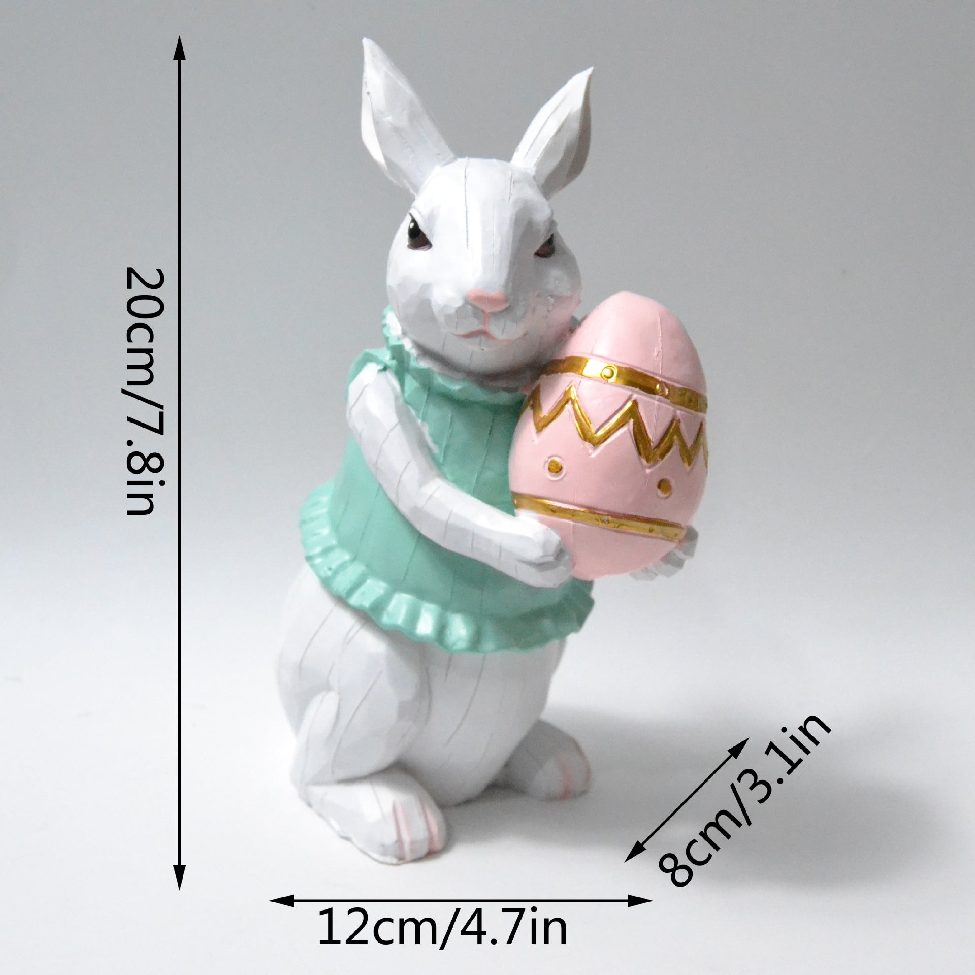 Adorable Resin Easter Bunny Decorations
