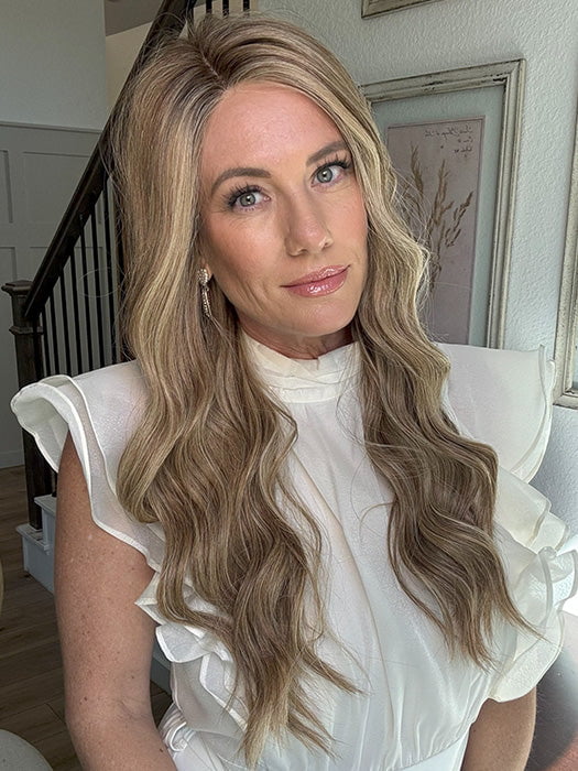 Glamour and More | Remy Human Hair Lace Front Wig (Hand-Tied)