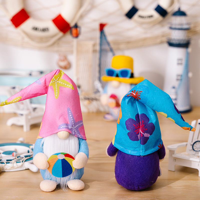Summer beach vacation gnomes
