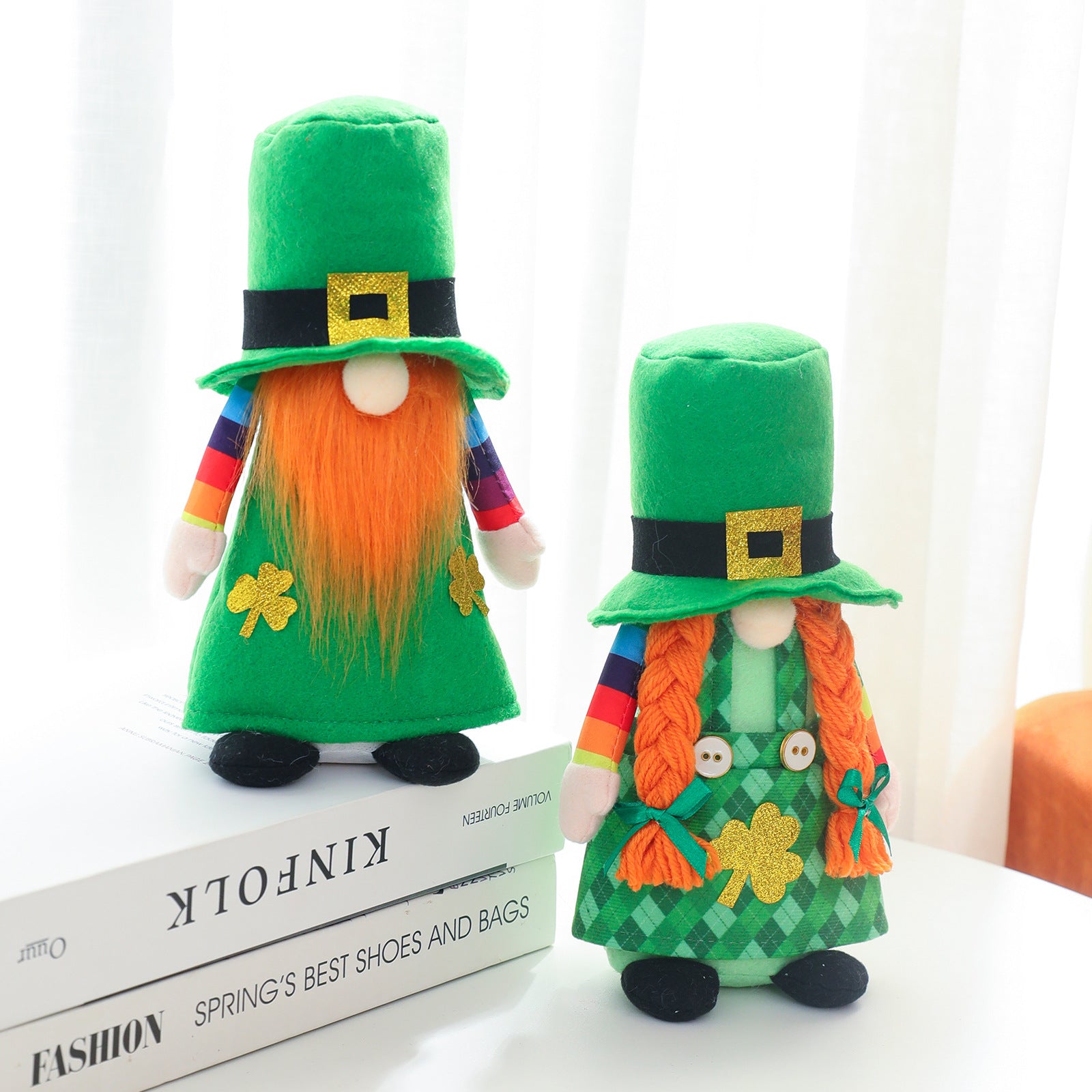 St Patrick's Day Gnomes Plush Decoration