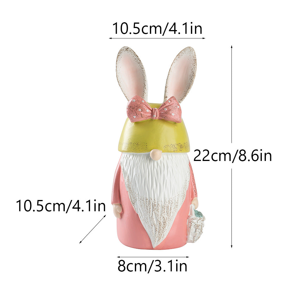 Resin Centerpieces with Easter Bunny Ears