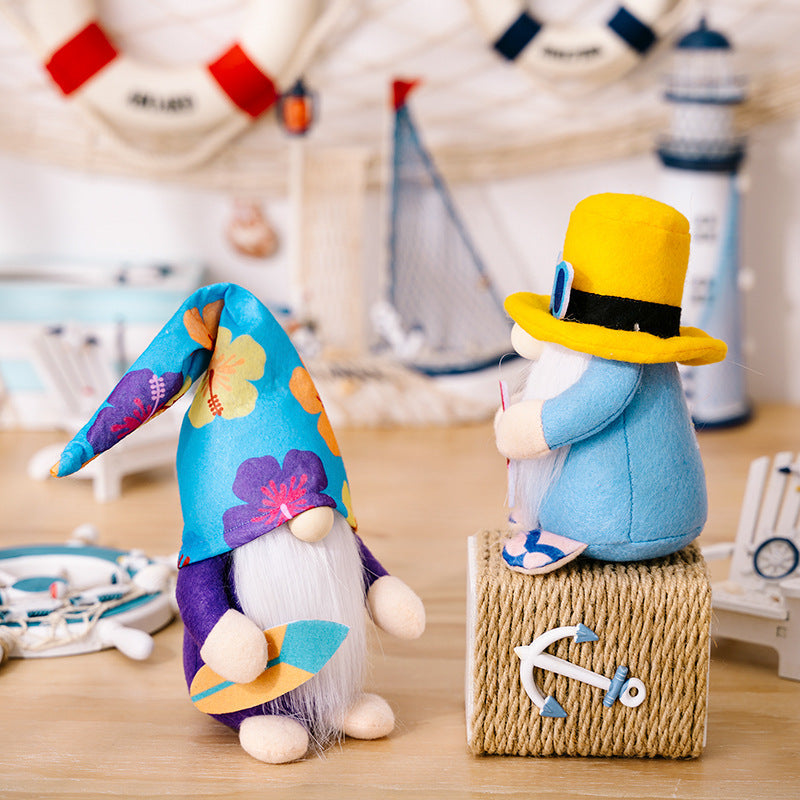 Summer beach vacation gnomes