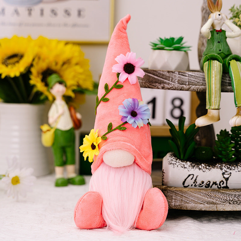 Flower vine bright color gnomes