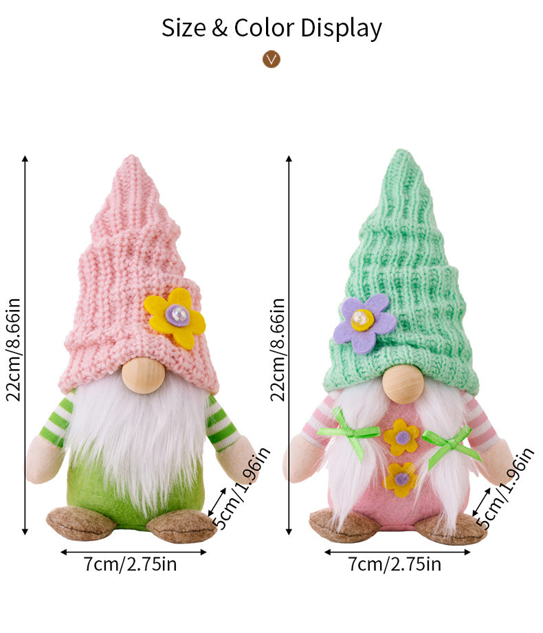 Fresh knit hat gnomes