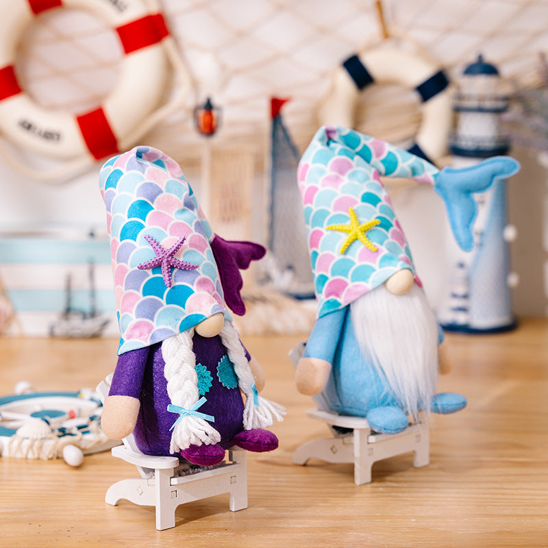 Summer Mermaid Gnomes Beach Elves