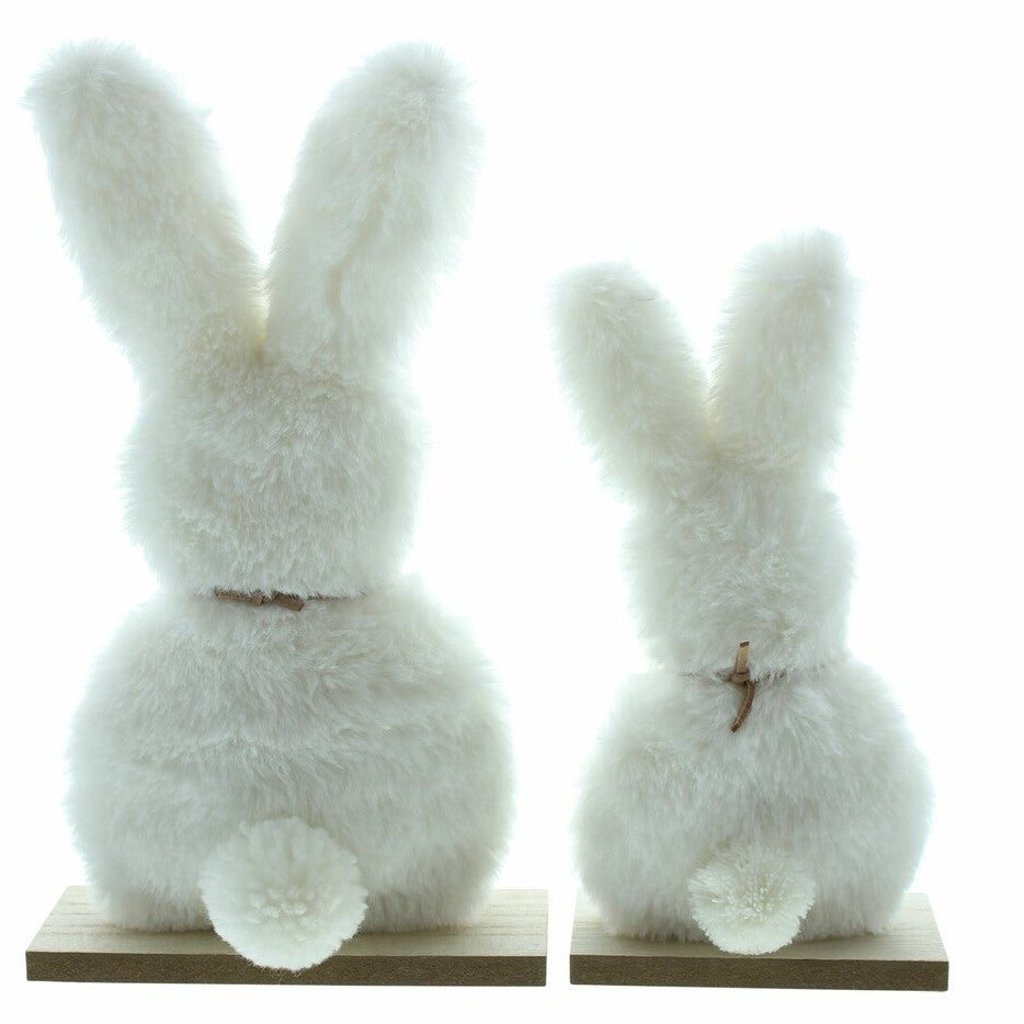Decorative figures "Fluffy Bunnies", 2 pieces