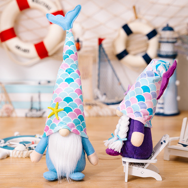 Summer Mermaid Gnomes Beach Elves