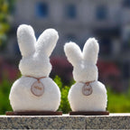 Decorative figures "Fluffy Bunnies", 2 pieces