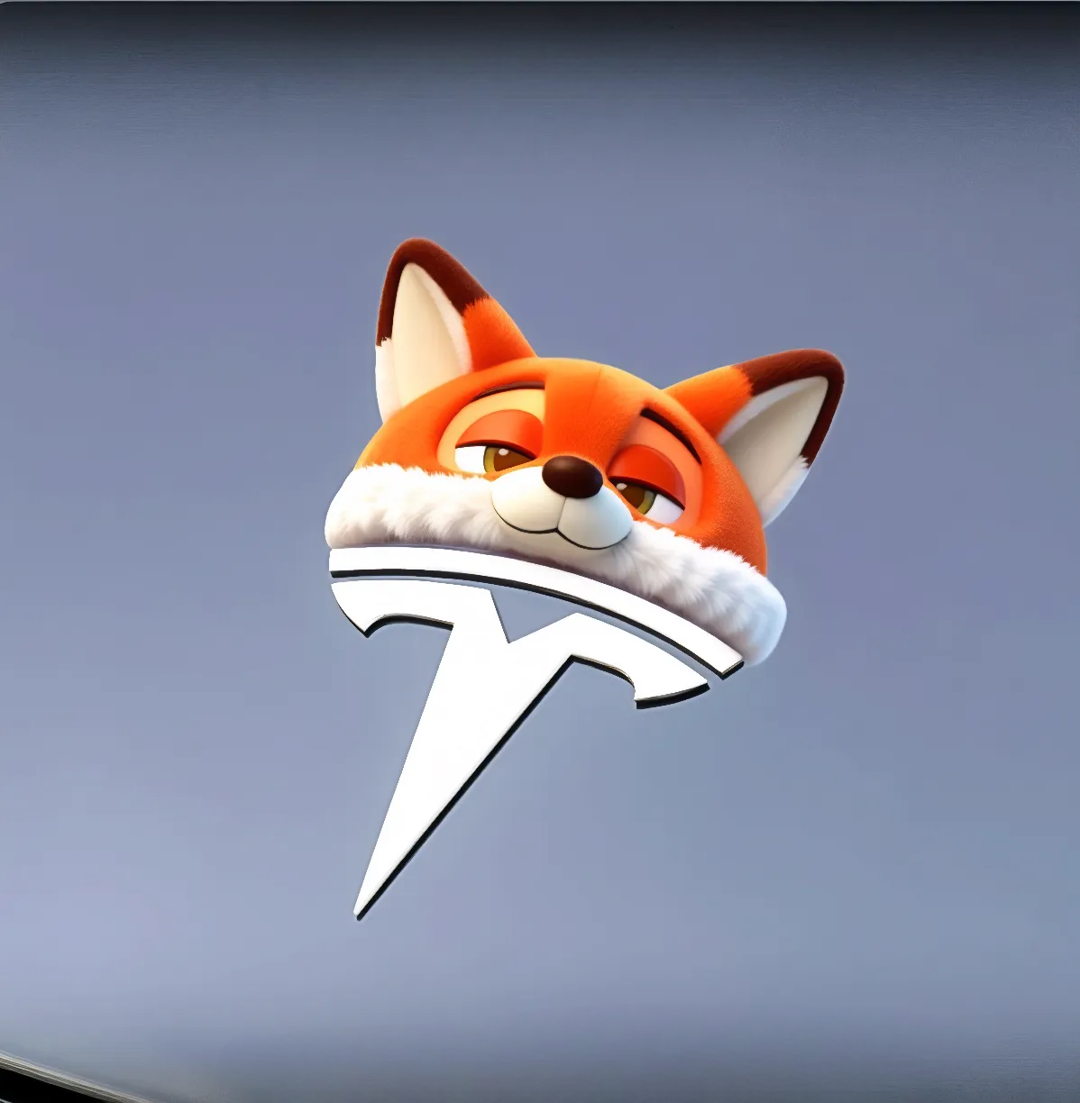 (💝Buy one get one free💝)Reusable car logo Christmas hat stickers!