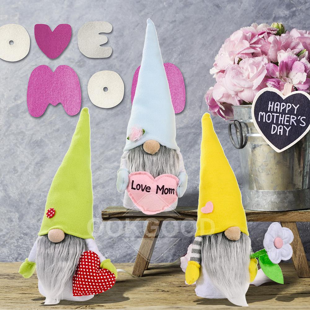 Handmade Plush Gnome Ornament For Mother's Day Gift