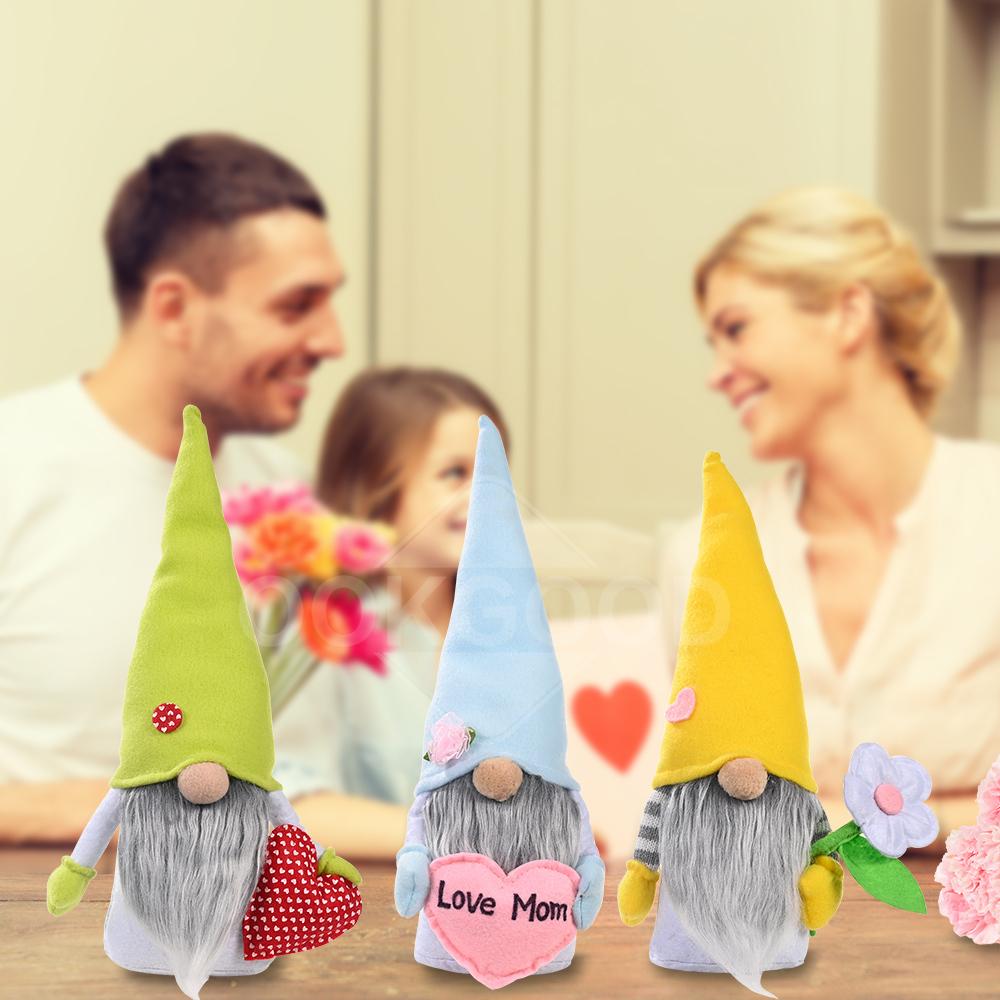 Handmade Plush Gnome Ornament For Mother's Day Gift