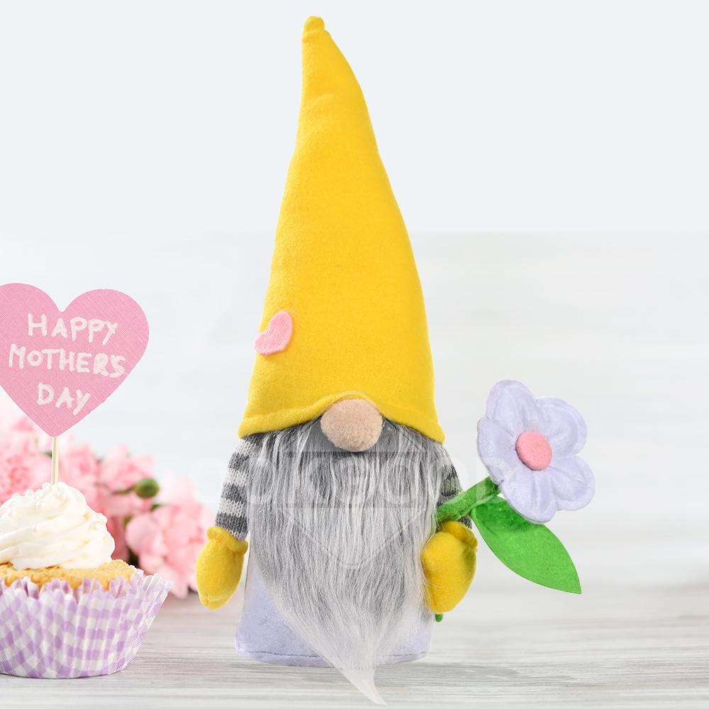 Handmade Plush Gnome Ornament For Mother's Day Gift