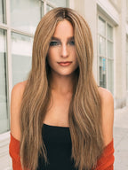 Glamour and More | Remy Human Hair Lace Front Wig (Hand-Tied)