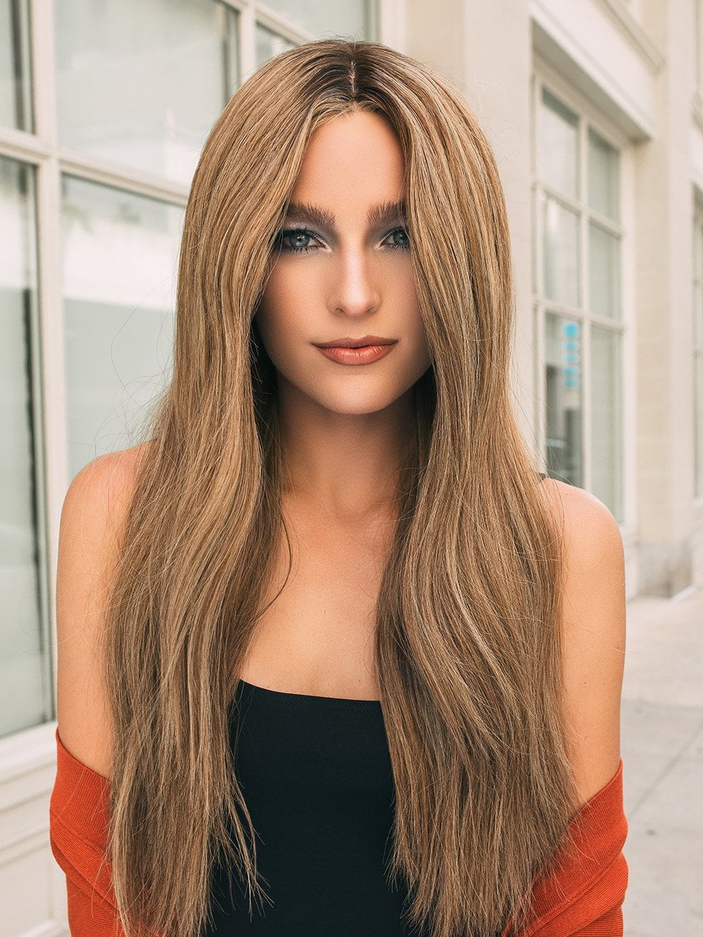 Glamour and More | Remy Human Hair Lace Front Wig (Hand-Tied)