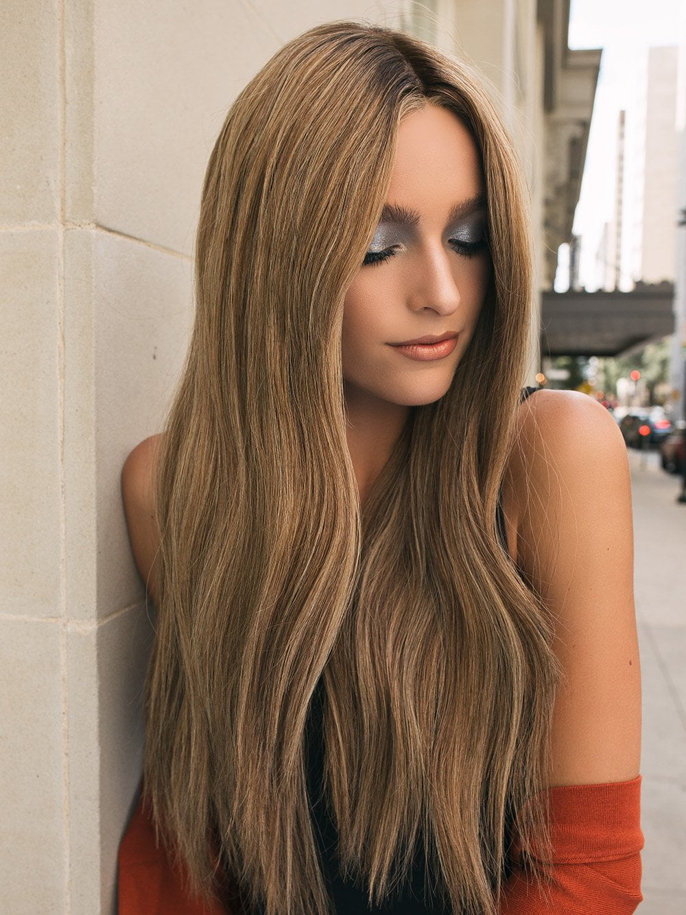 Glamour and More | Remy Human Hair Lace Front Wig (Hand-Tied)