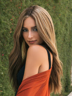 Glamour and More | Remy Human Hair Lace Front Wig (Hand-Tied)