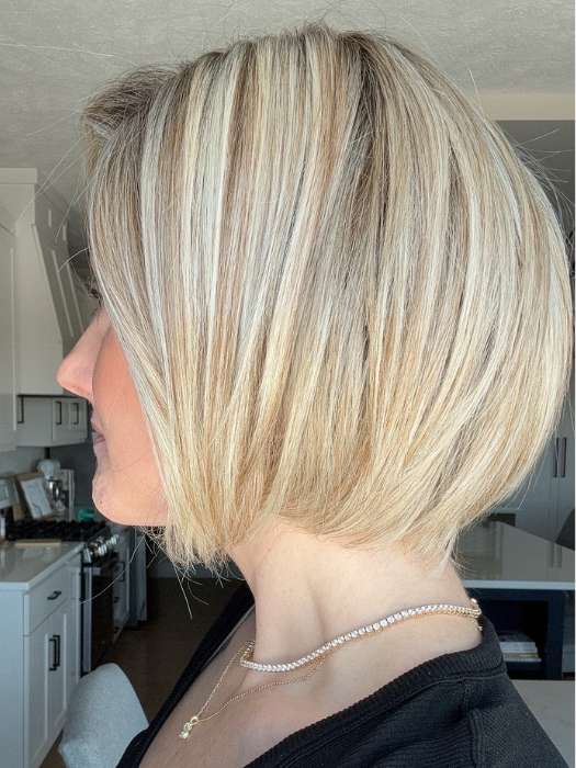 Straight Up With a Twist | HF Synthetic Lace Front Wig (Mono Top)