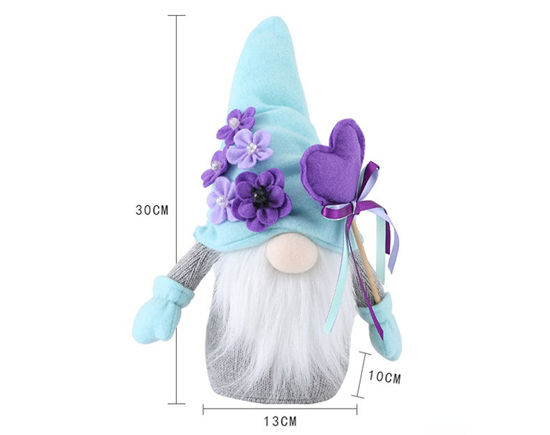 Purple Flower Hat Gnomes