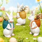 3D Easter Bunny Candle Mold Cute Rabbit Shaped Silicone Mold