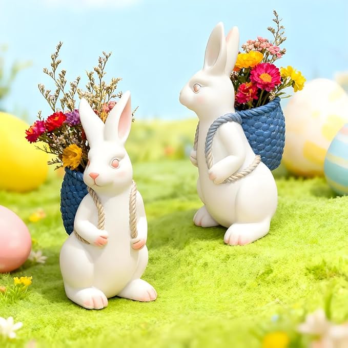 3D Easter Bunny Candle Mold Cute Rabbit Shaped Silicone Mold