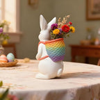 3D Easter Bunny Candle Mold Cute Rabbit Shaped Silicone Mold