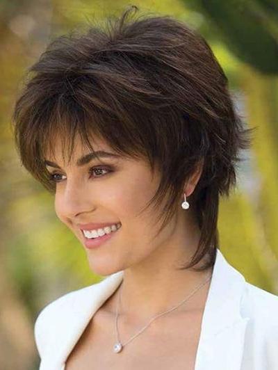 Brown Fluffy Fashion Wig